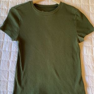 Green tee shirt